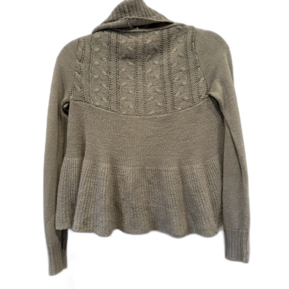 Mudd Sweater Open Front Cardigan Gray Knit Long Sleeve Cabin Cozy Women sz Small - Picture 6 of 7